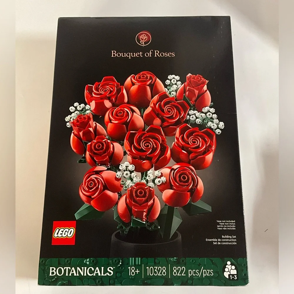 LEGO Bouquet of Roses 10328 Botanical Complete Set 822 pcs Unopened Box NEW